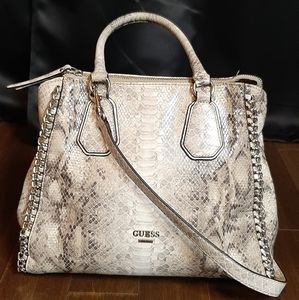 Snake Skin Guess Tote